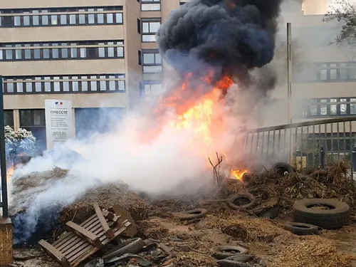 L'impressionnante mobilisation des agriculteurs ce mardi à Dijon